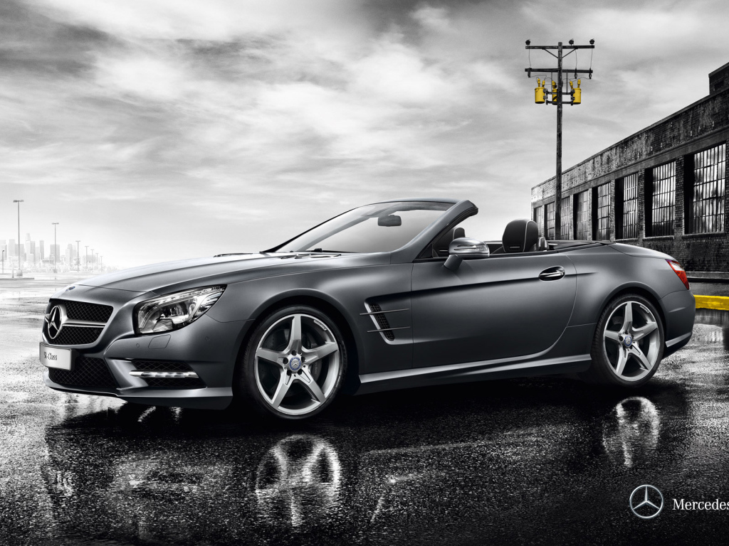 Монохромный мерседес