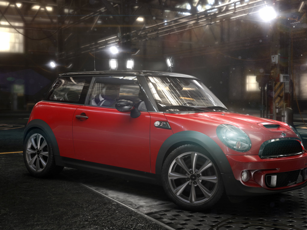 Красивый автомобиль Мини Купер S 2014