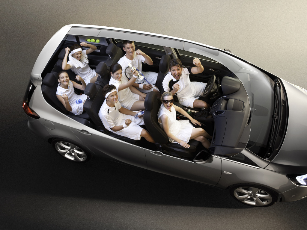 New car Opel Zafira Desktop wallpapers 1024x768