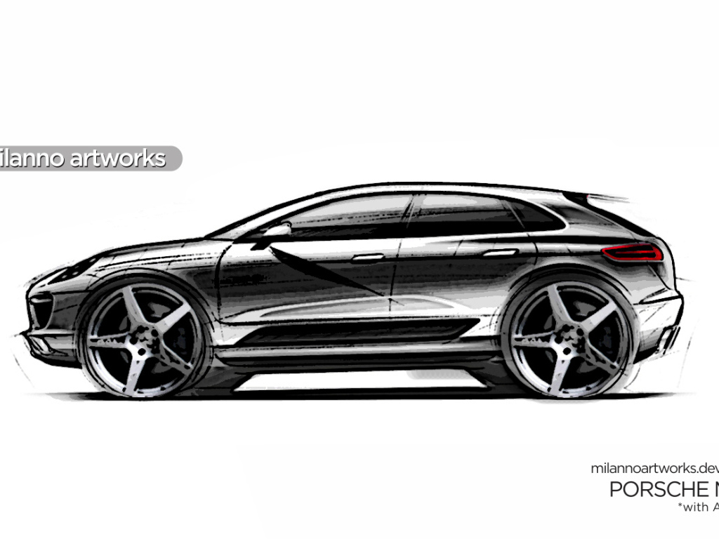 Рисунок Porsche Macan