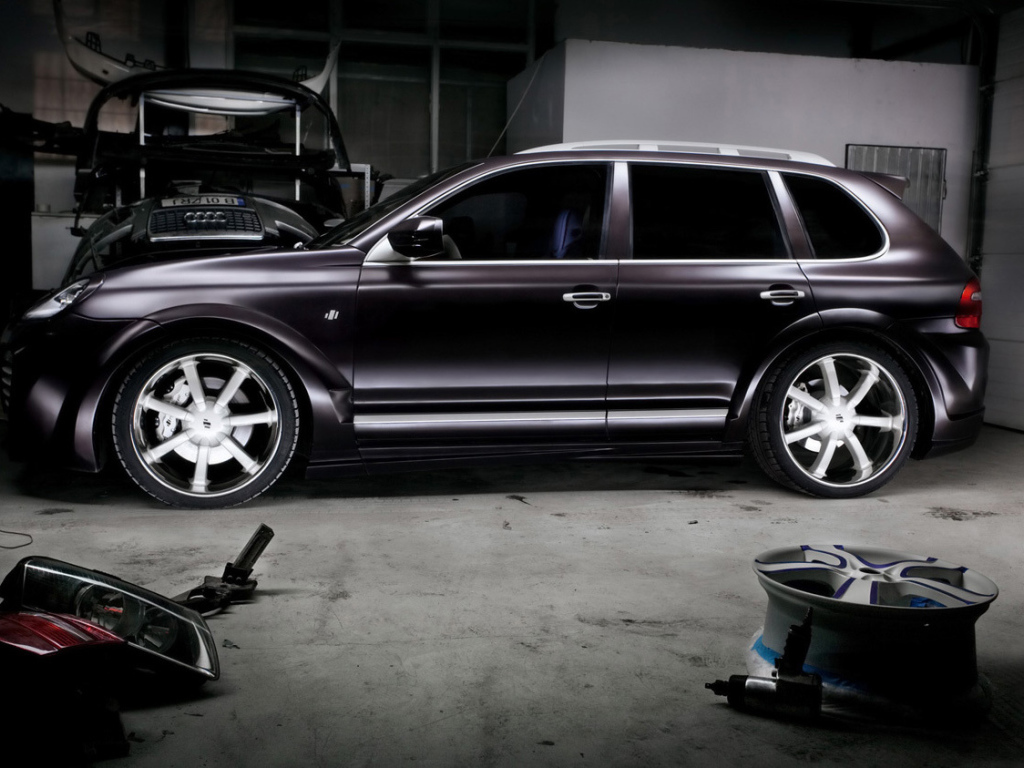 Porsche Cayenne в салоне