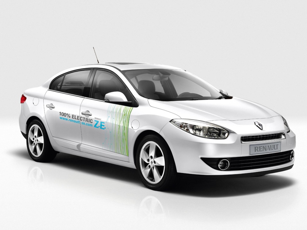 Красивый автомобиль Renault Fluence в Москве