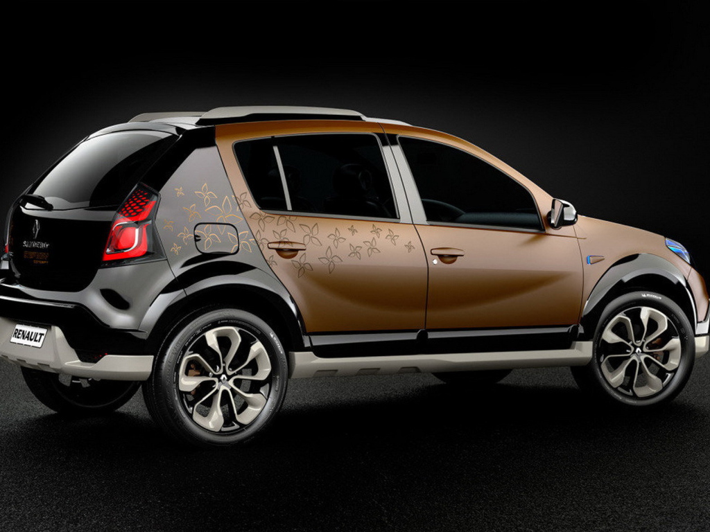 Красивый автомобиль Renault Sandero