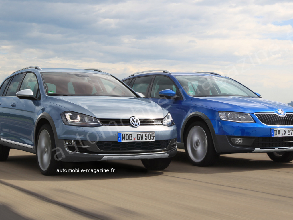 Новый автомобиль Skoda Octavia Scout 2014