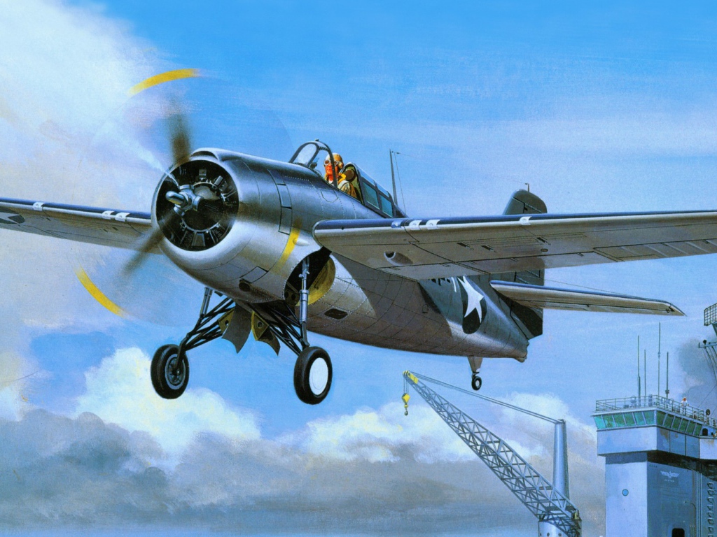 Взлет с авианосца 