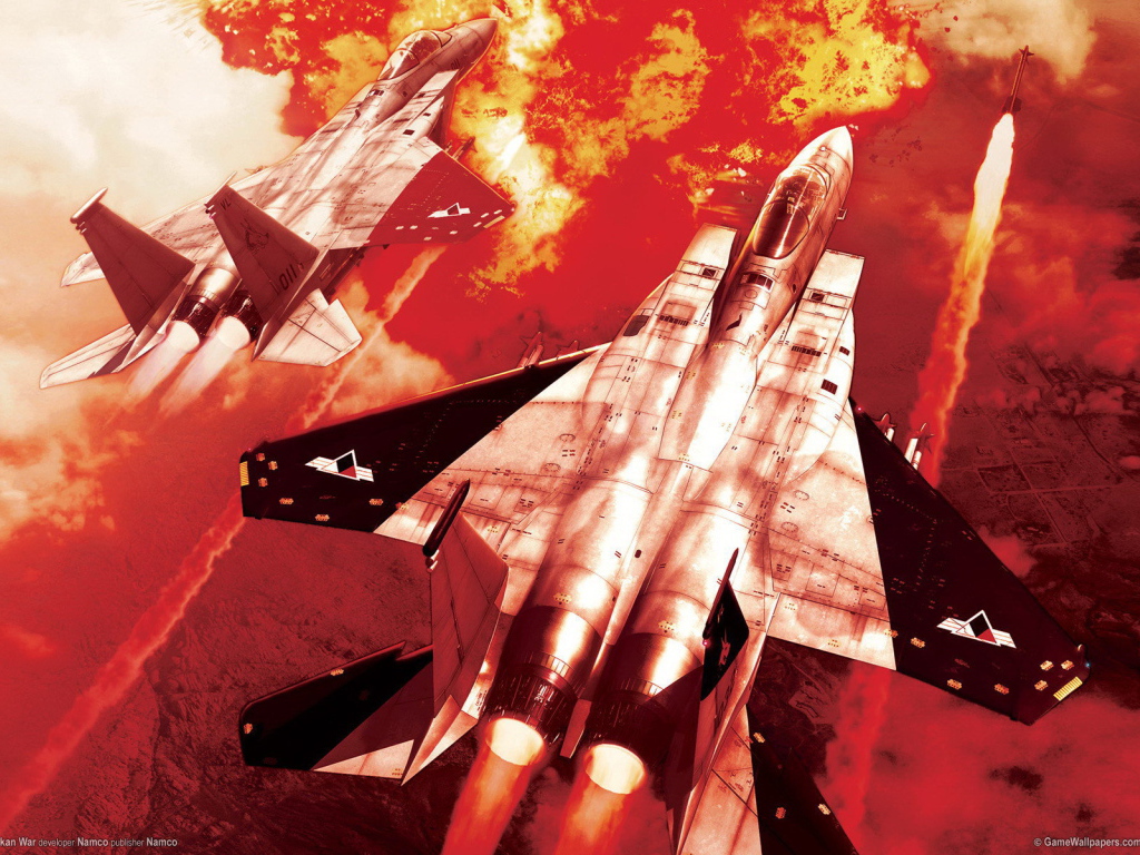 Запуск ракеты с военного самолета