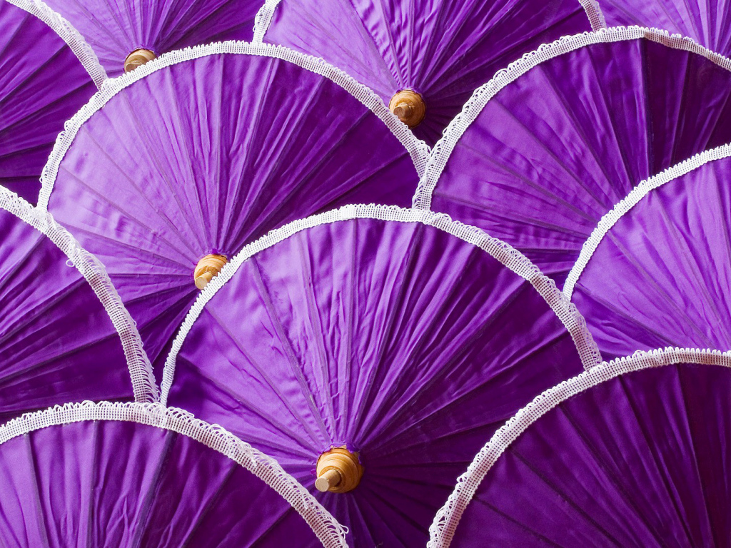 Чешуя из зонтов