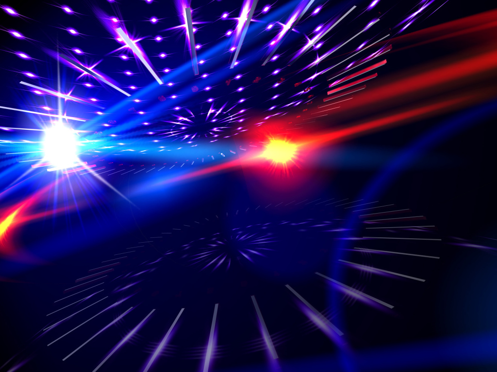 Цветные блики