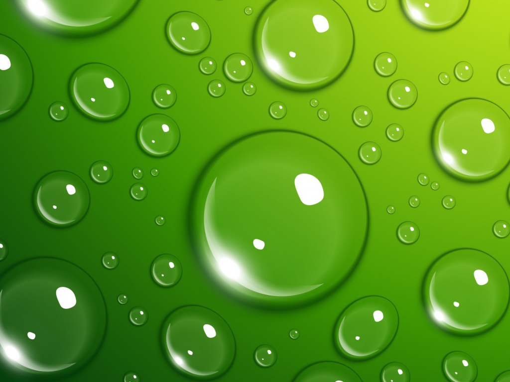 Чистые капли воды