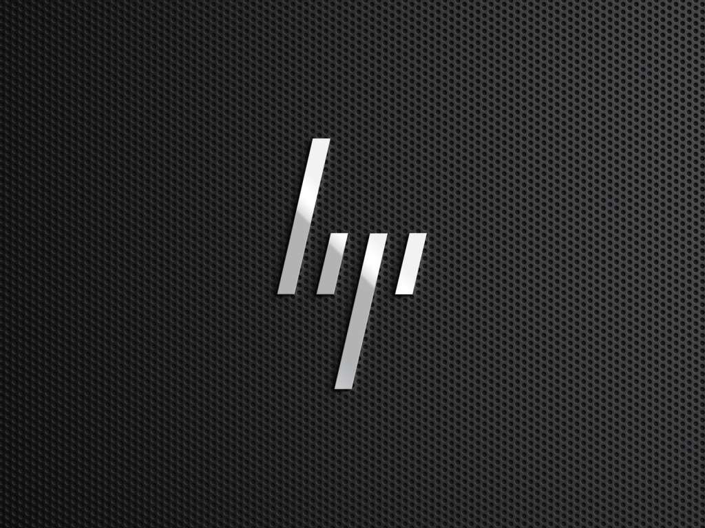 Строгий логотип HP