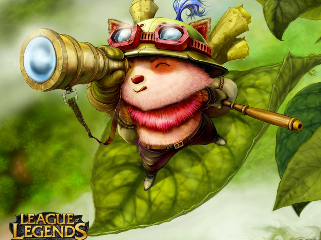 Зверек смотрит в подзорную трубу