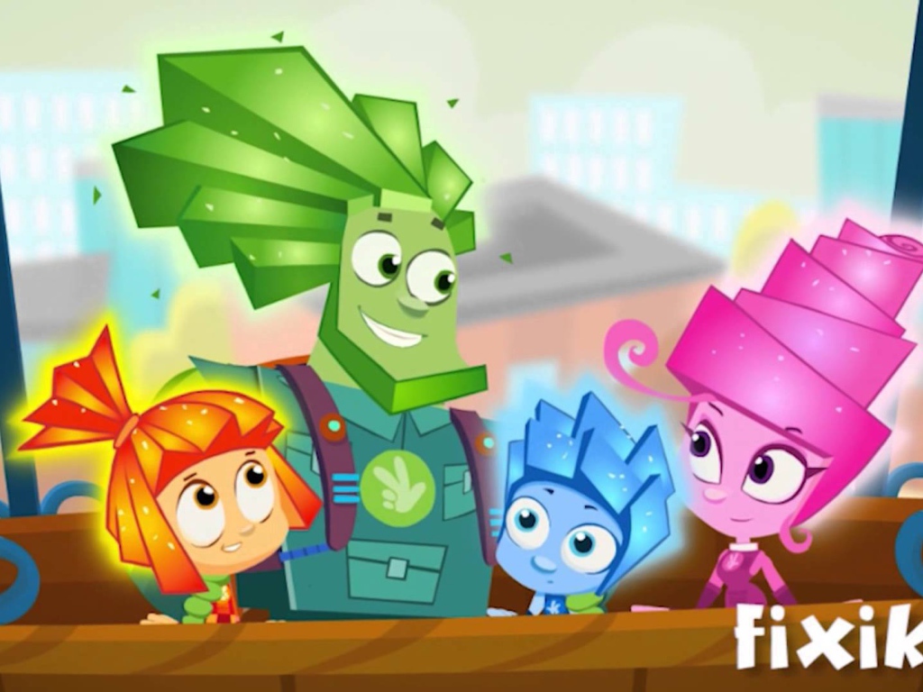 Герои мультфильма Фиксики