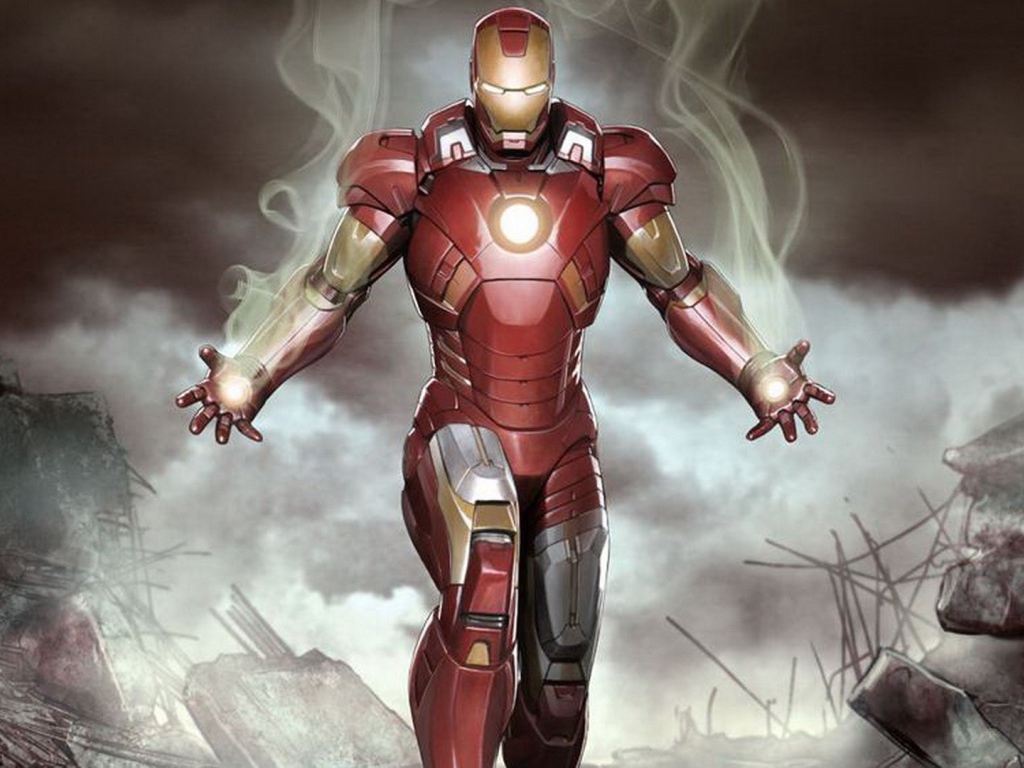 Железный человек из комиксов Марвела
