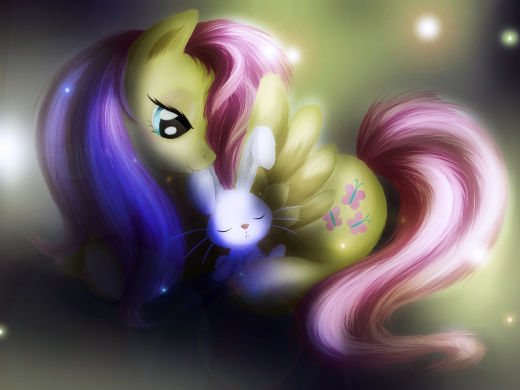 Мой маленький пони с зайчиком