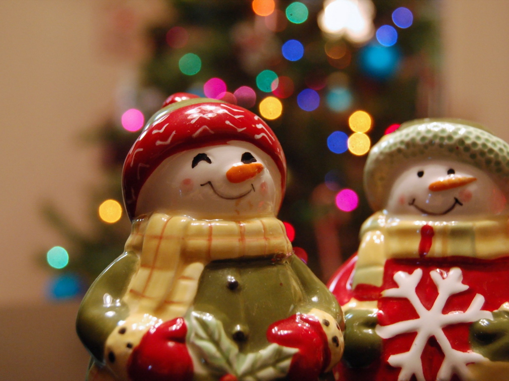 Керамические снеговики