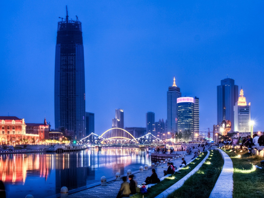 Китайский город на реке