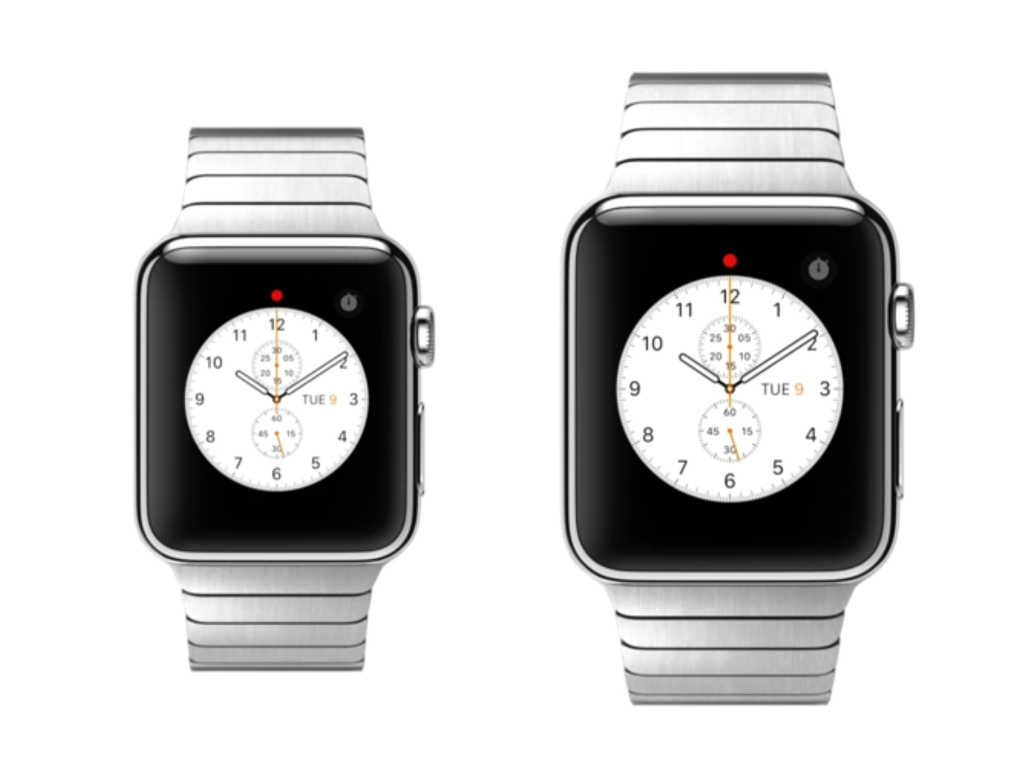Две модели Apple Watch