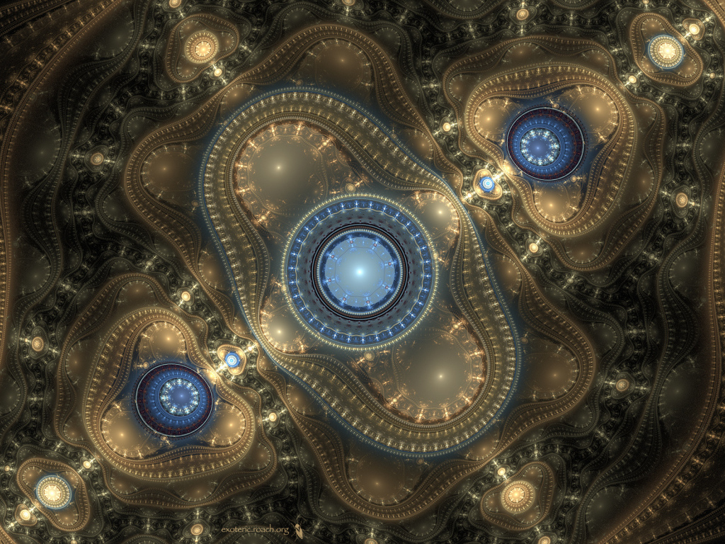 Яркие узоры стимпанк