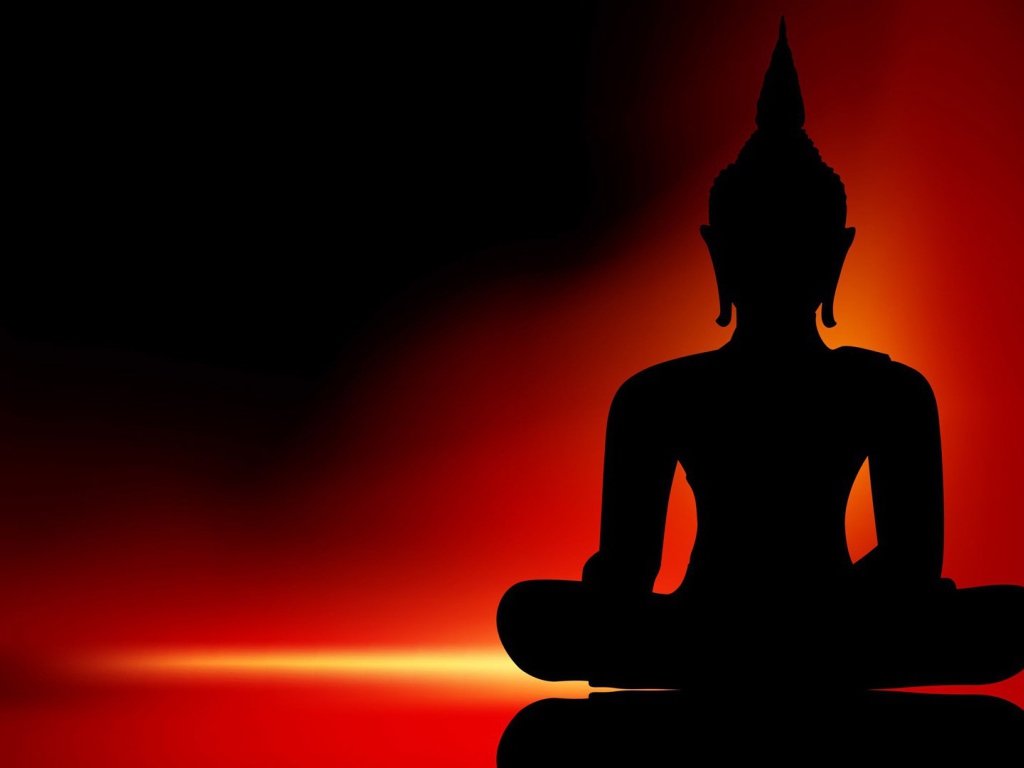 Будда на закате