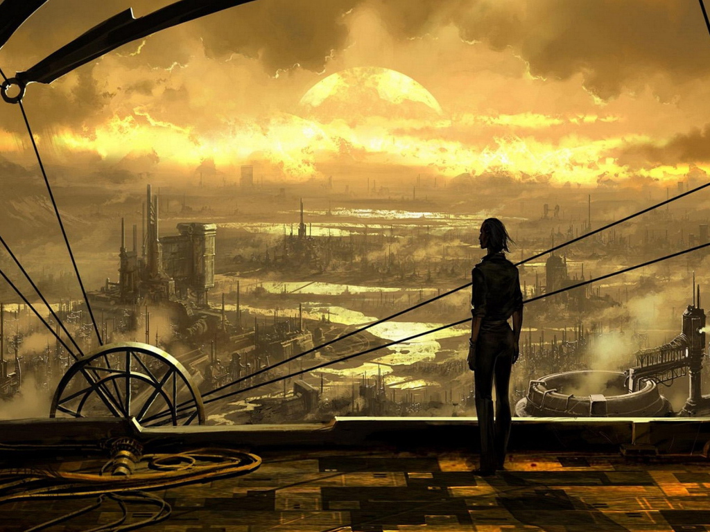 Город будущего стимпанк