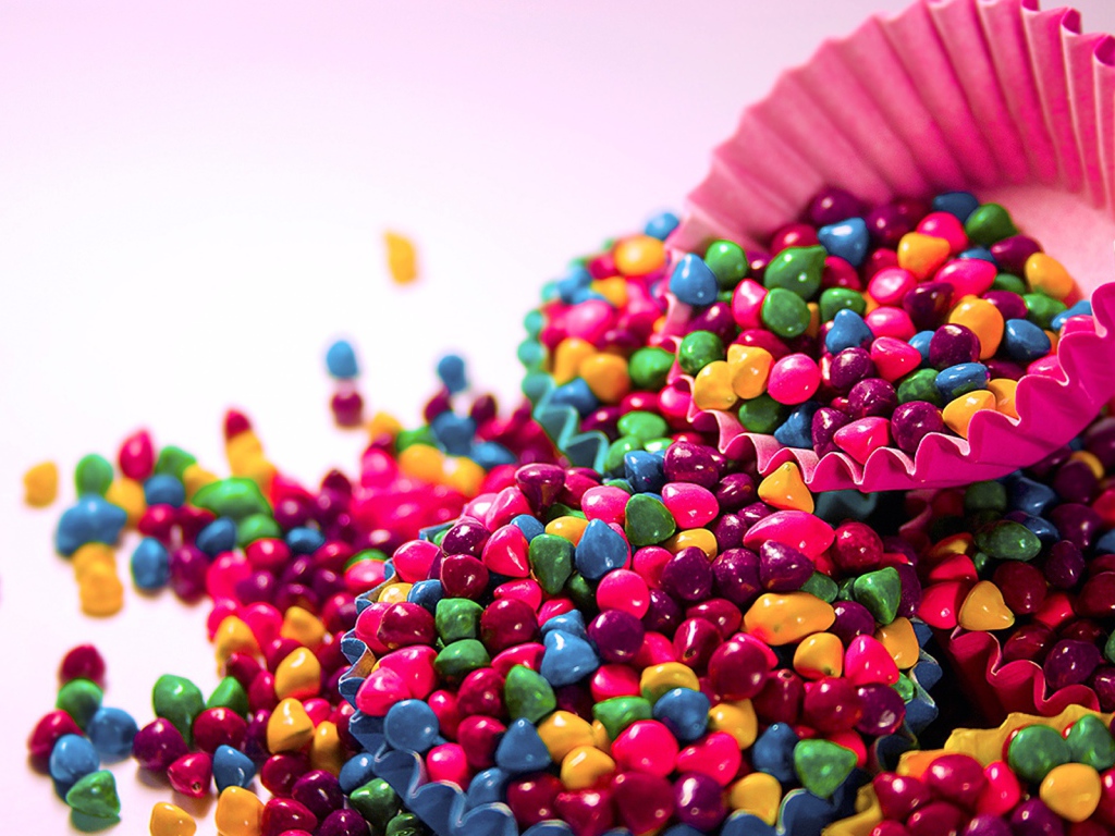 Красочные конфеты