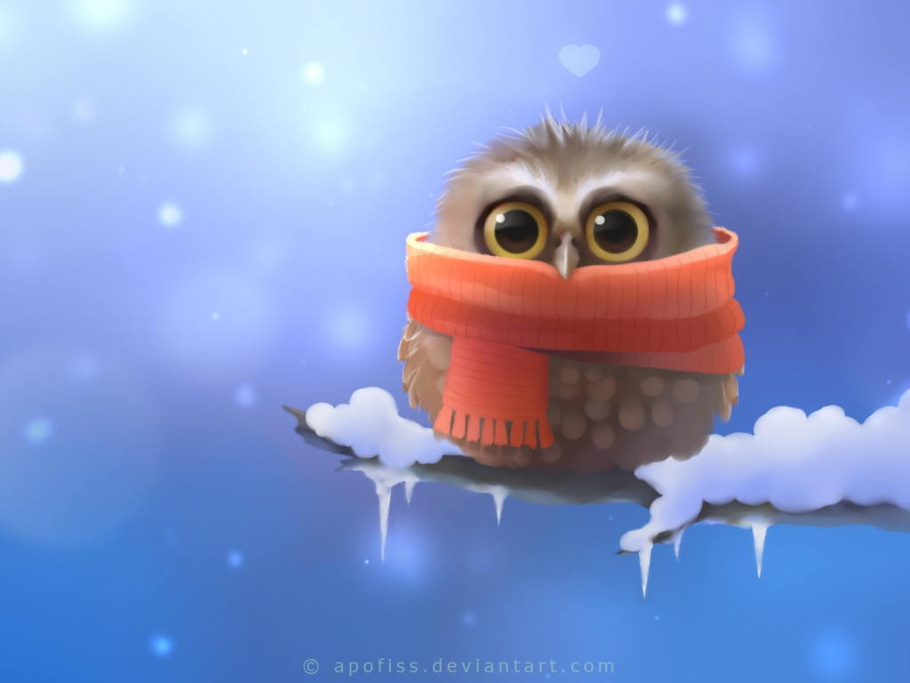 Симпатичный совенок