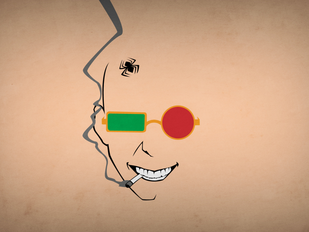 Лицо в очках