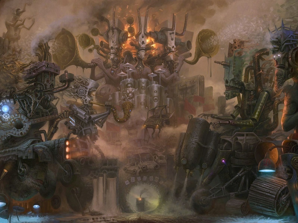 Фантастические конструкции стимпанк