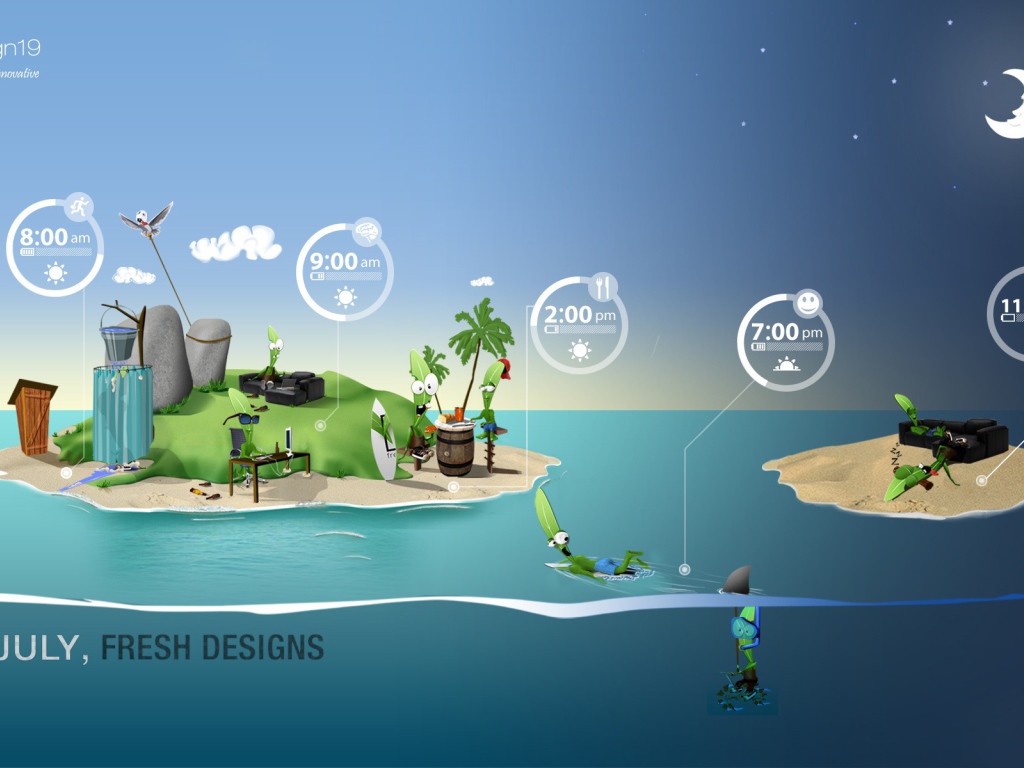 Жаркий месяц июль