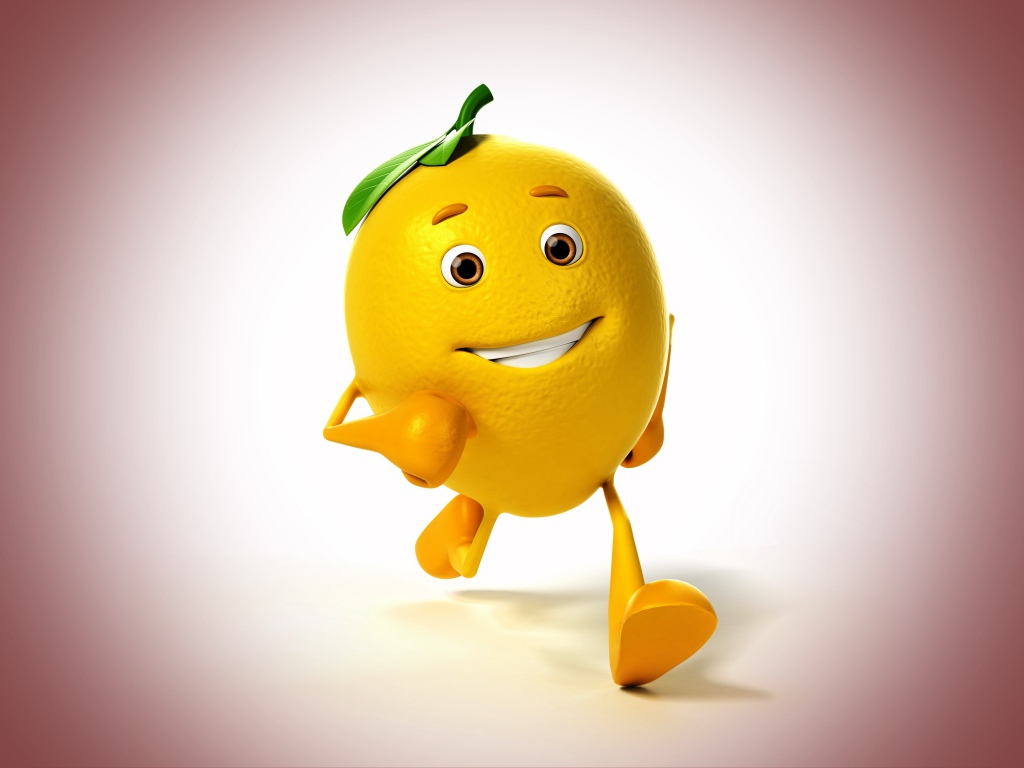 Лимон бежит навстречу