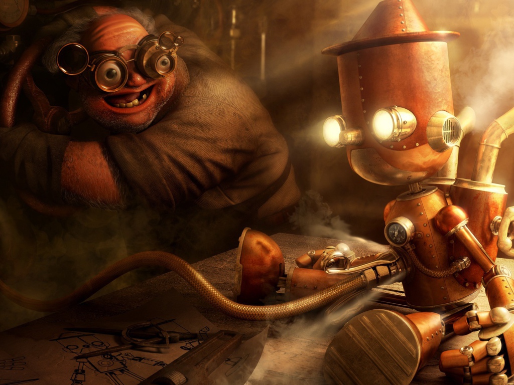 Буратино в стиле стимпанк