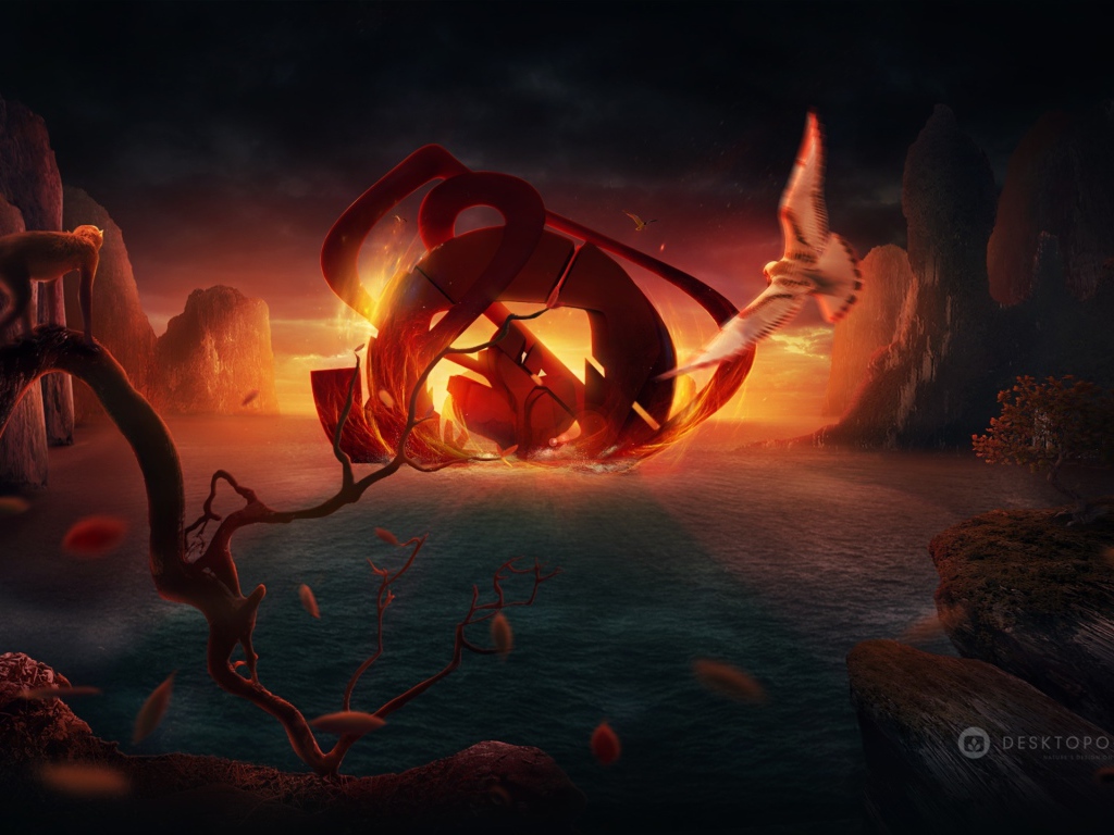 Эмблема в огне