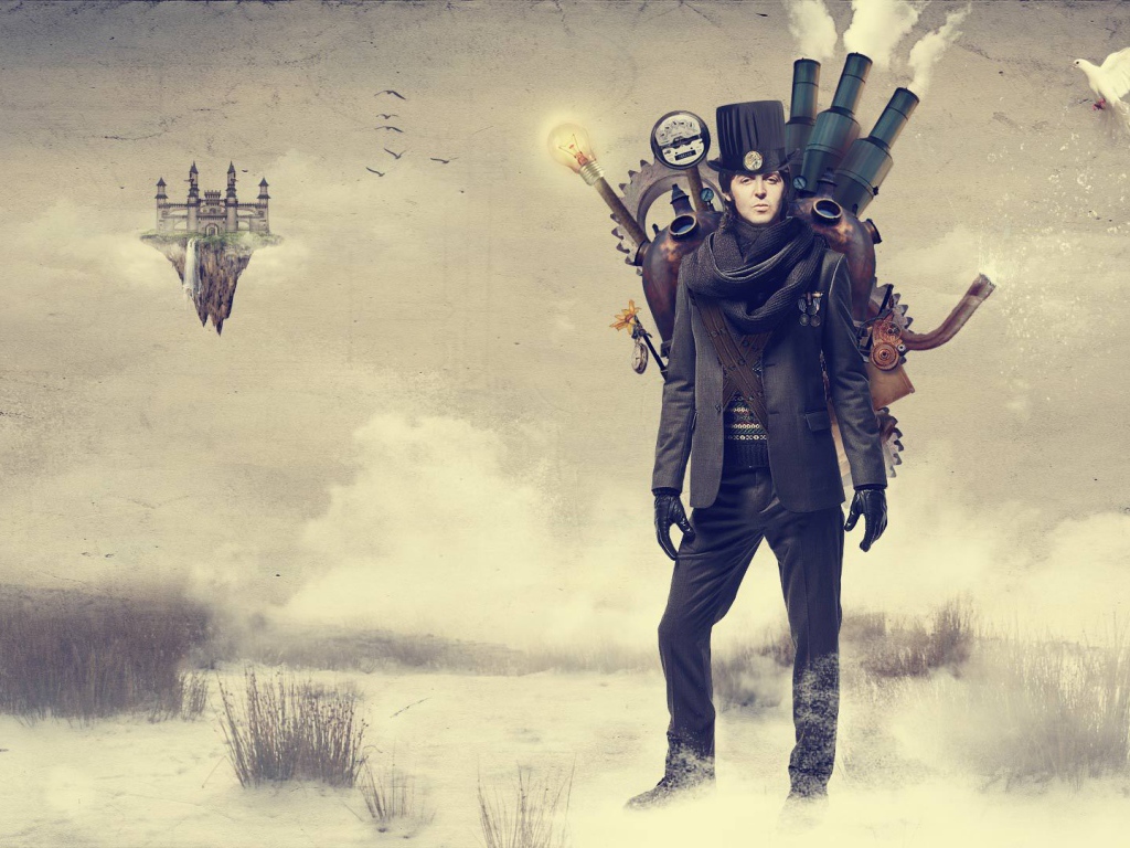 Путешественник в стиле стимпанк
