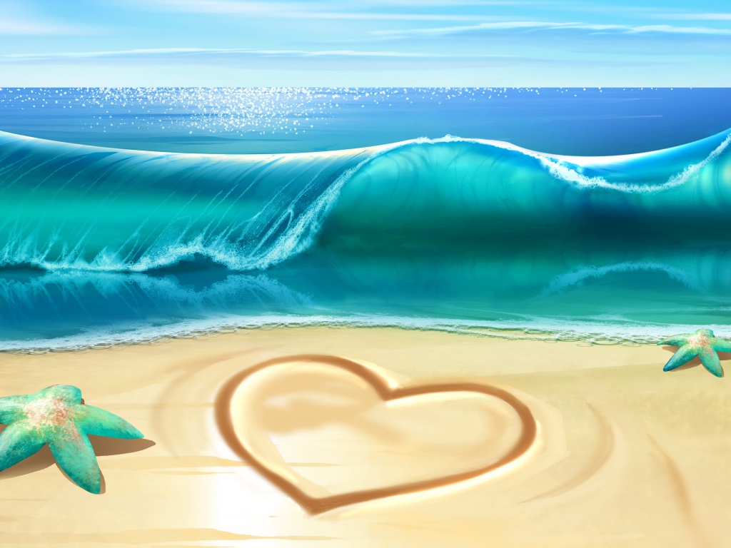 Сердце на песке