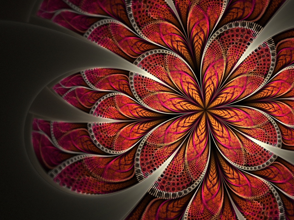 Узор цветок