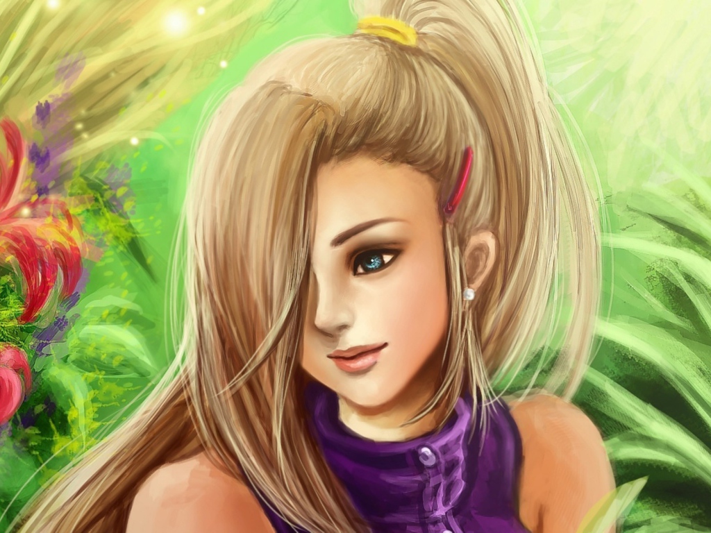 Портрет блондинки