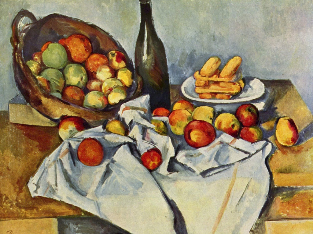 Картина Сезанна - Еда