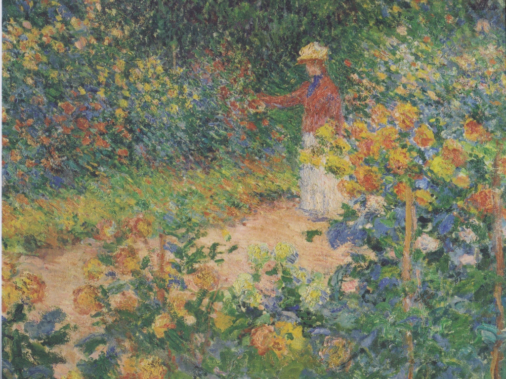 Картина Клода Моне - Им Гартен