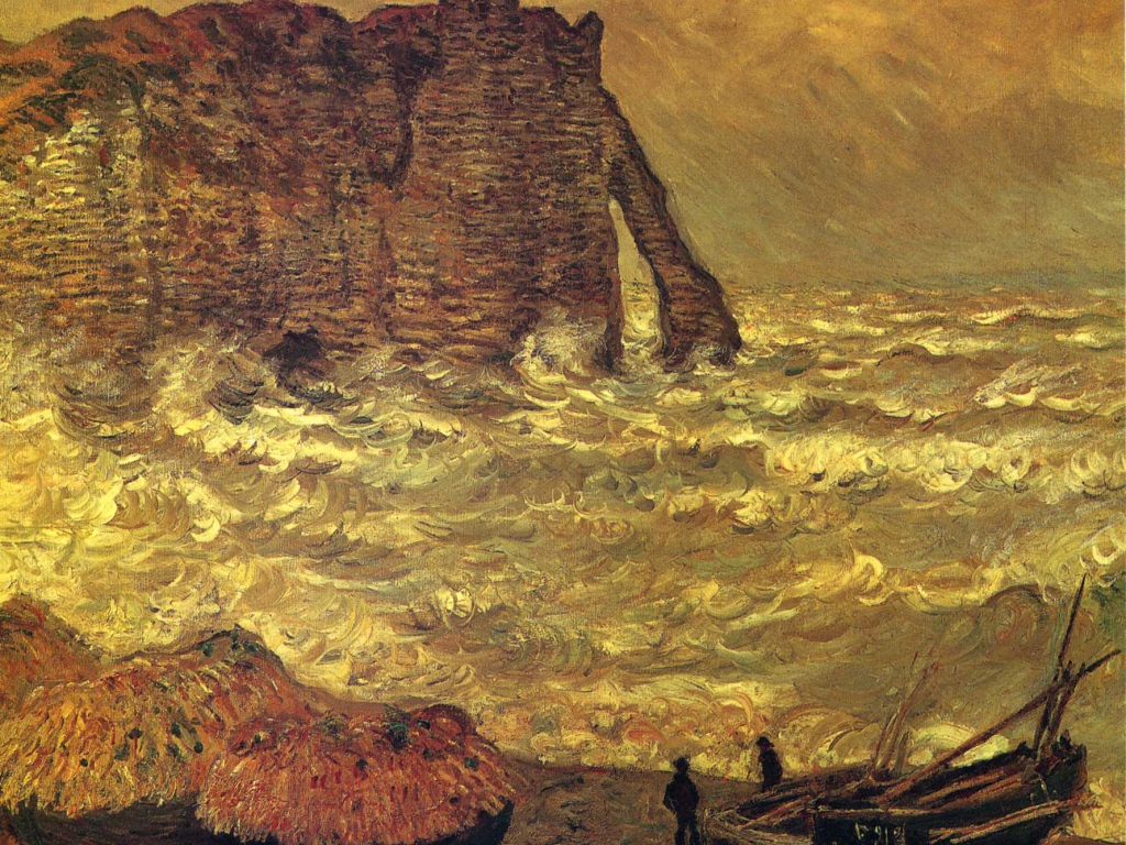 Картина Клода Моне - океан