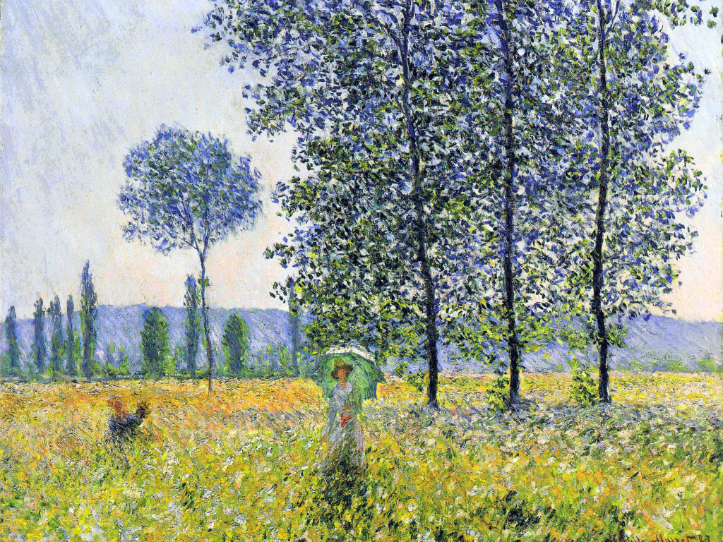 Картина Клода Моне - Солнечный свет