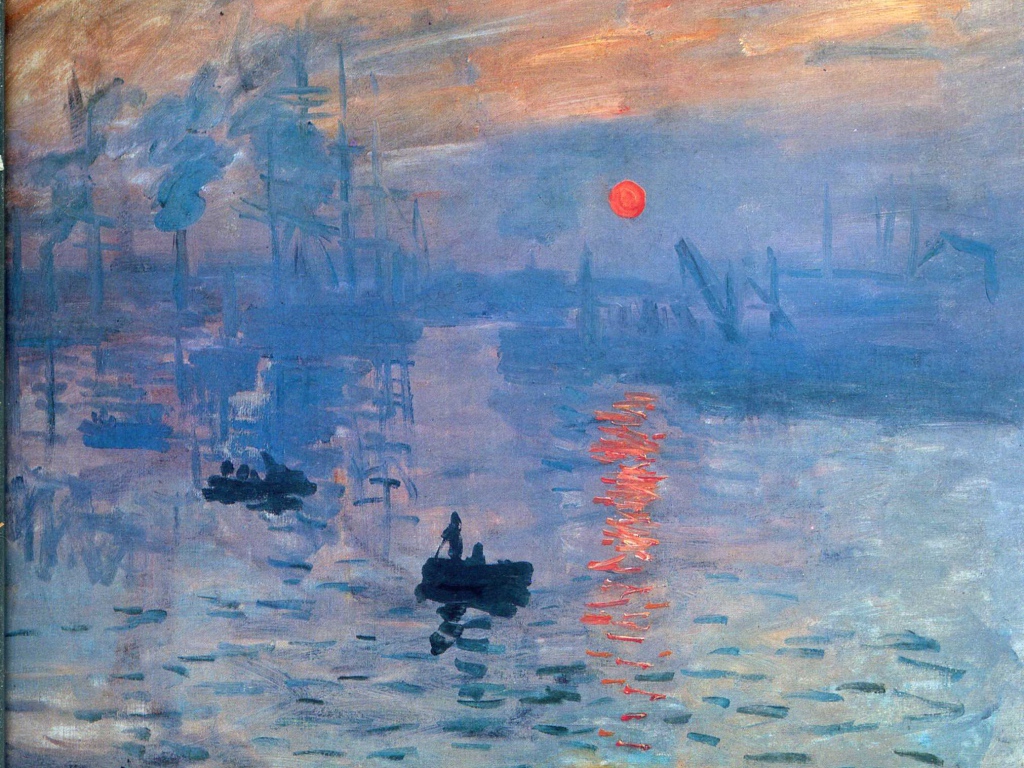 Картина Клода Моне - Восход