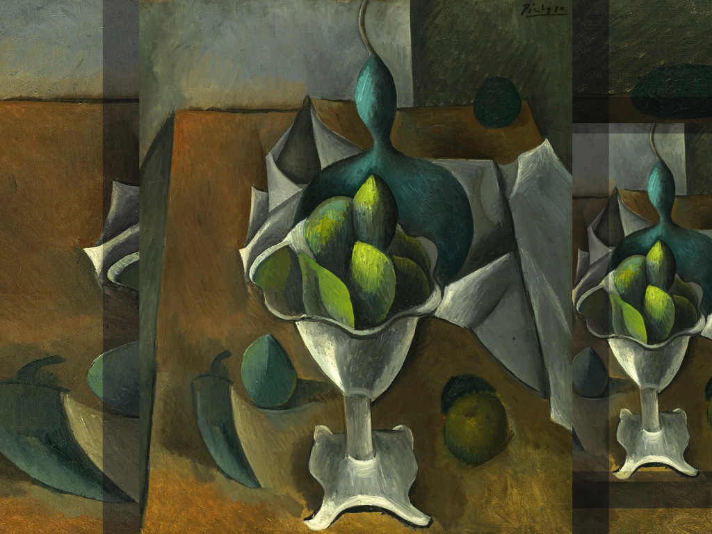 Картина Эдварда Мунка - Блюдо фруктов