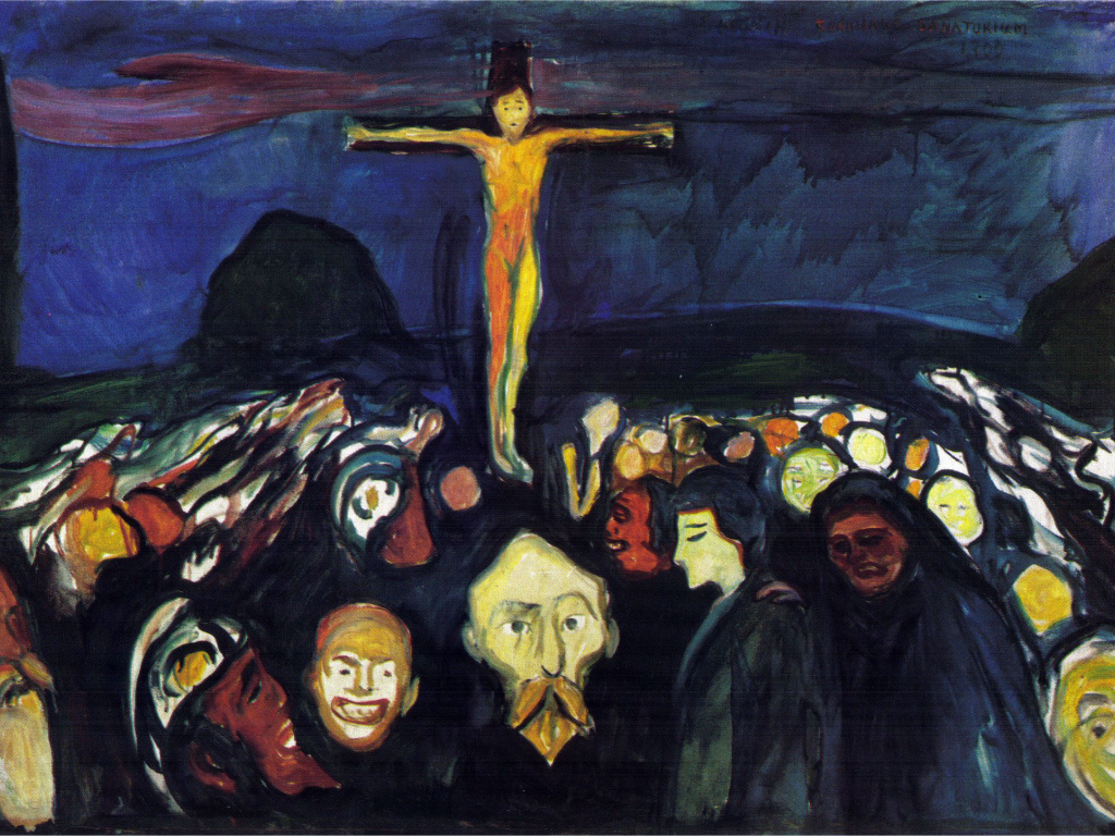 Картина Эдварда Мунка - Голгофа