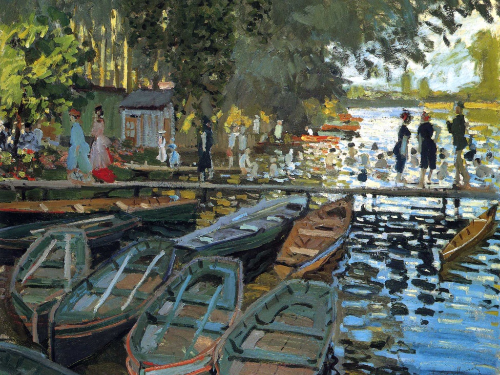 Картина Моне - Порт