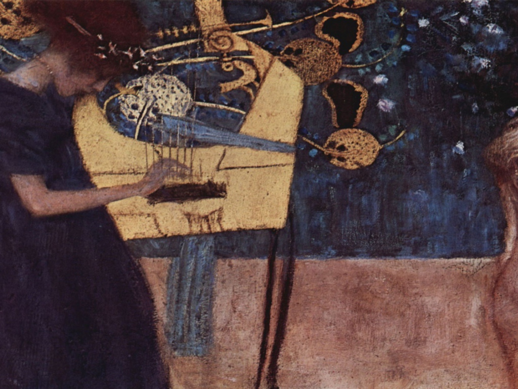 Картина Густава Климта - Музыка