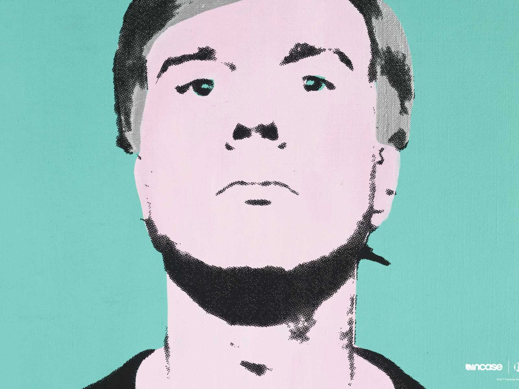 Картина Энди Уорхола молодого человека