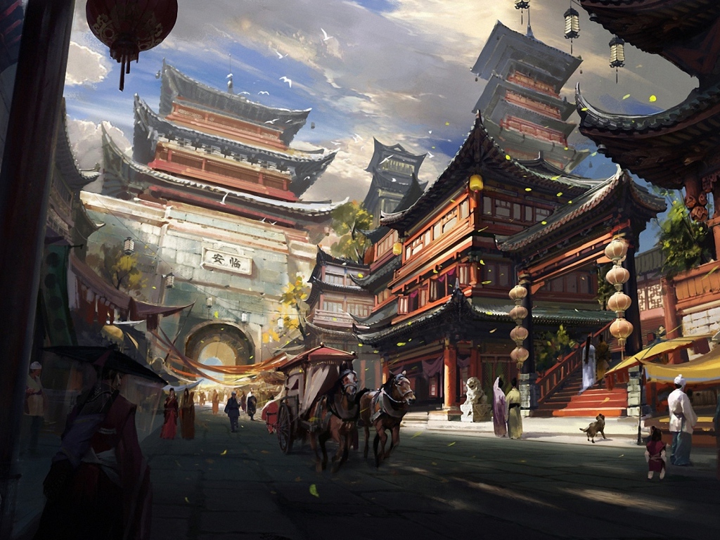 Японский город