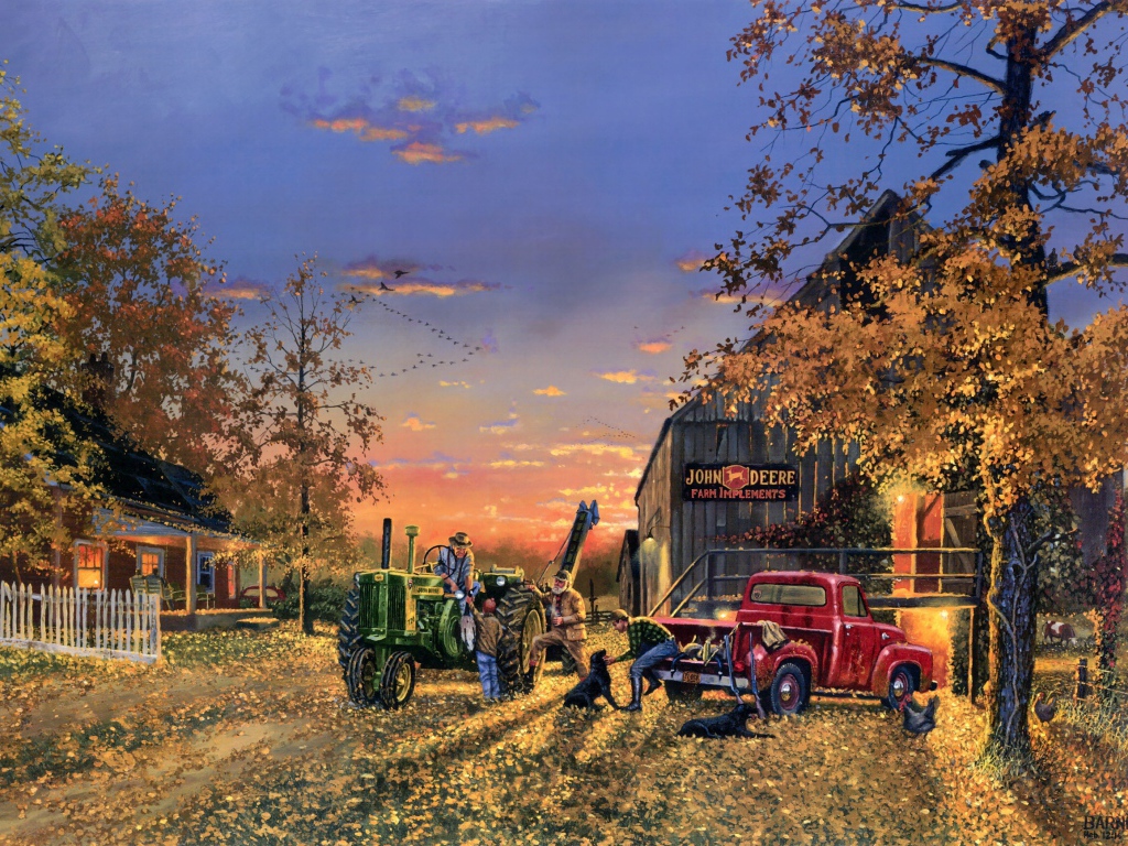 Время уборки урожая