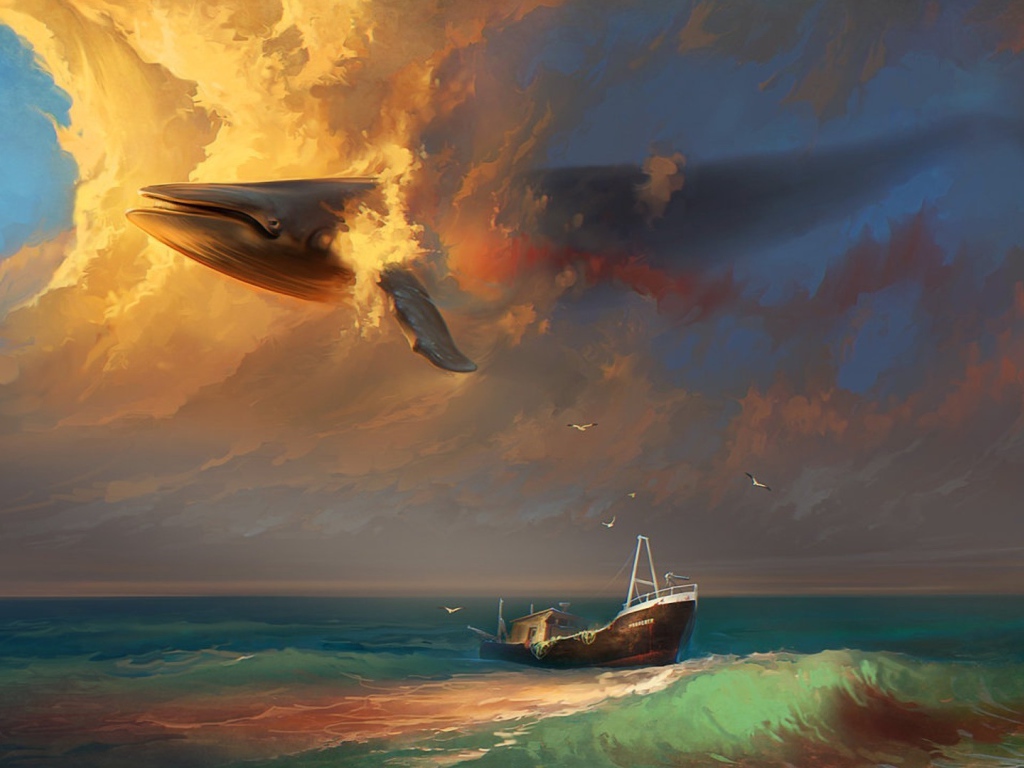 Кит на небе