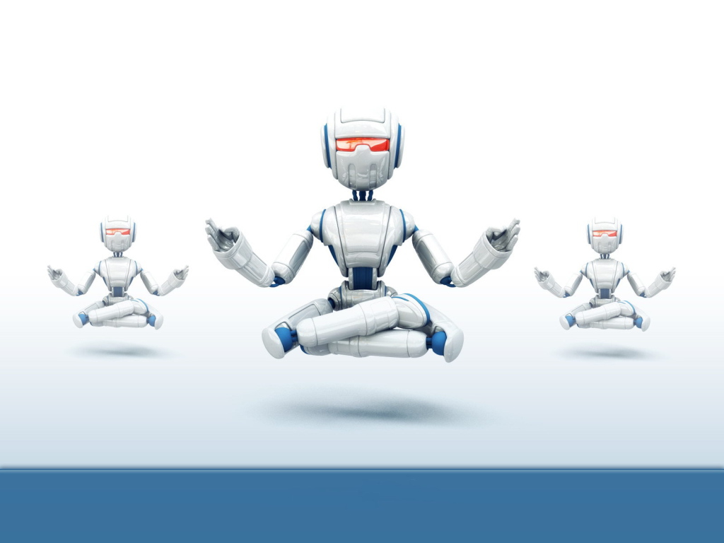 Роботы медитируют